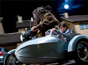побег Гарри Поттера с Хагридом на мотоцикле