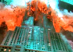съемки взрыва башни в фильме день независимости