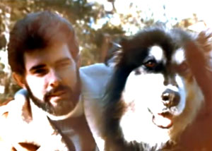 лукас со своей собакой индиана