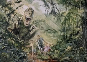 Эскиз с тиранозавром