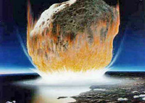 Падение астероида в Мексиканском заливе 65 млн лет назад