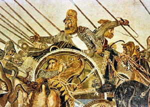 Дарий III в битве при Гавгамелах